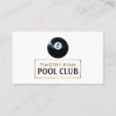 Recherche de boule huit cartes visite Piscine