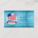 Recherche de juillet cartes visite Drapeau américain
