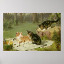 Suche nach öl auf leinwand poster Katze