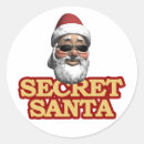 Recherche de père noël secret autocollants Vacances