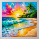 Suche nach tropische malerei poster Strand