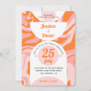 Suche nach orange hochzeits einladungen 70er