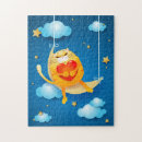 Suche nach katze und mond puzzle Fantasie