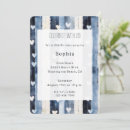 Recherche de coeur de rayure invitations Bleu