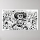 Suche nach santa muerte poster Vintag