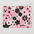 Recherche de motif botanique cartes postales Rose