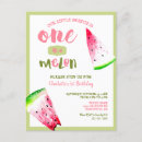 Recherche de one in a melon invitations Rose et vert
