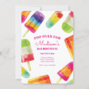 Recherche de popsicle invitations Aquarelle