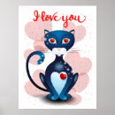 Recherche de amour de chat posters Animal de compagnie