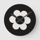 Suche nach weiße blumen wanduhren Abstrakt