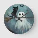 Suche nach halloween hexe wanduhren Broom