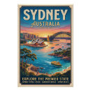 Suche nach retro australien poster Hafenbrücke