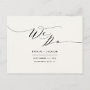 Suche nach schwarz weiß hochzeit postkarten Kalligraphie