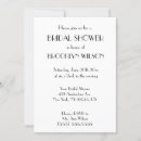 Suche nach gatsby bridal shower einladungen Weiß