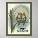Recherche de hibou halloween posters Pleine lune