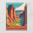 Recherche de grand canyon vintage cartes postales Randonnée