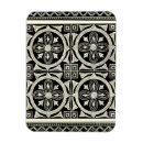 Recherche de motif noir et blanc magnets Décoratif