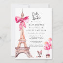 Recherche de paris baby shower invitations Tour eiffel
