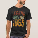 Suche nach legende seit 1965 tshirts Vintag
