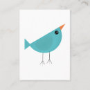 Recherche de petit oiseau cartes visite Mignon