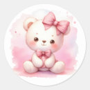 Suche nach rosa teddybär aufkleber Babyparty
