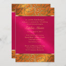 Recherche de orange quinceanera invitations Rose