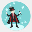 Recherche de anniversaire magicien autocollants Étoiles