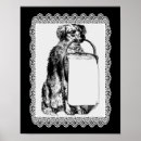 Recherche de noir blanc chien posters Pour elle