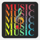 Recherche de music note autocollants Notes musicales