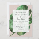 Recherche de tropical greenery mariage invitations Élégant