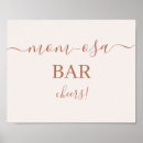 Recherche de mimosa bar sign posters Mother to be