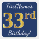 Recherche de 33 autocollants 33e anniversaire
