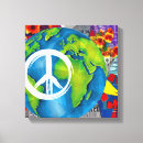 Suche nach weltfrieden poster Blau