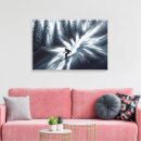 Recherche de skieur art Pente