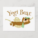 Recherche de yogi en cartes postales Style d'animation classique