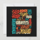 Recherche de musique de hip hop invitations Graffiti