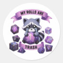 Recherche de d20 autocollants Jdr