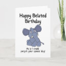 Recherche de belated anniversaire cartes Heureux