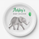 Recherche de elephant baby shower assiettes Pour enfants