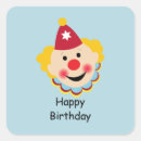 Recherche de visage de clown autocollants Sourire