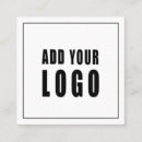 Recherche de réel cartes visite Logo