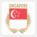 Recherche de drapeau singapour autocollants Patriotisme