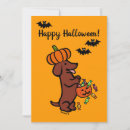 Recherche de dachshund cartes halloween Mignon
