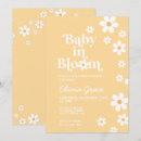 Recherche de fleurs jaunes invitations Mother to be