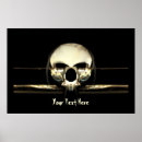Suche nach menschlicher schädel poster Schwarz