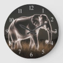 Recherche de éléphant sauvage horloges Safari