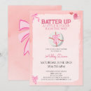Recherche de baseball baby shower invitations Rose