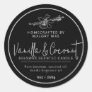 Recherche de ingrédient autocollants Noir et blanc