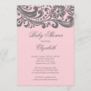 Recherche de remous de gris invitations Élégant
