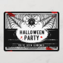 Suche nach schwarze spinne einladungen Netz